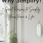 Why Simplify? 9 Great Reasons to Simplify Your Home & Life!