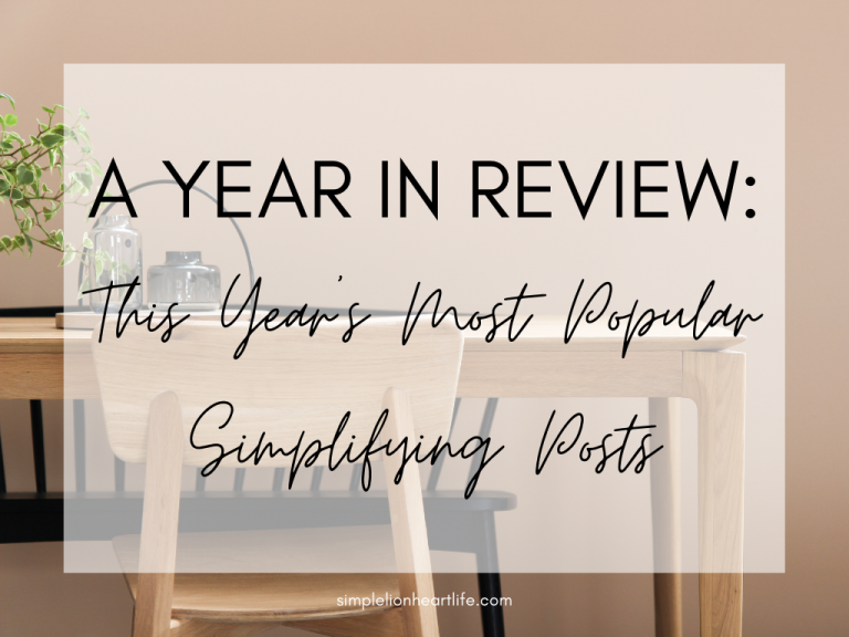 A Year in Review: This Year's Most Popular Simplifying Posts